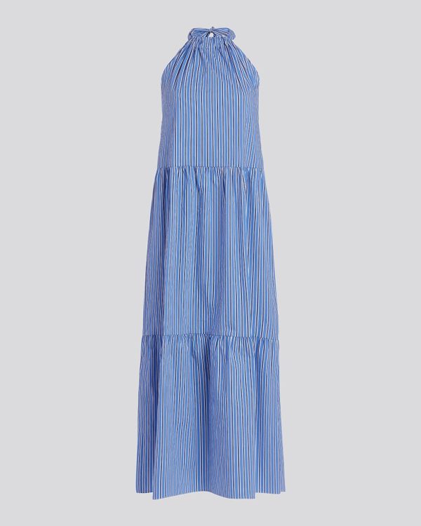 Kai Dress French Navy Stripe on Sale