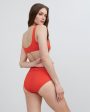 Annie Bikini Bottom Lava Hot on Sale