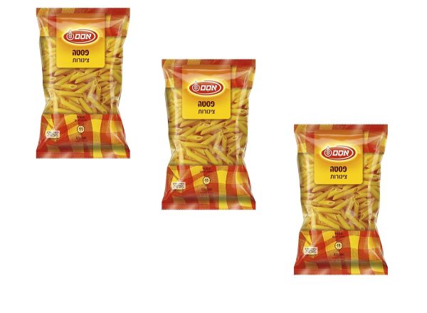 3X Pasta Penne Tubes Durum Wheat Kosher Israeli Product by Osem 500g For Cheap