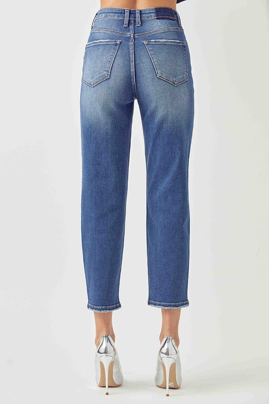 High Rise Mom Fit Jeans For Discount