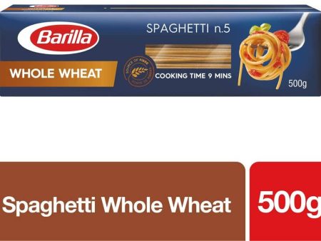 Barilla Durum wheat Pasta Wholewheat  Spaghetti No.5 500gr (1 pack) Online