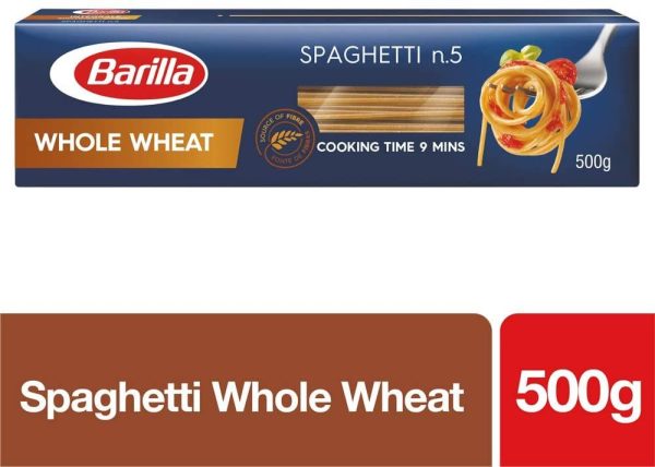 Barilla Durum wheat Pasta Wholewheat  Spaghetti No.5 500gr (1 pack) Online