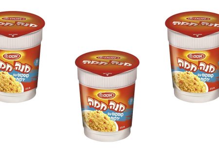 3X Mana Chama Instant Meal Cup Couscous & Vegetables Kosher Osem Israel 84g Fashion