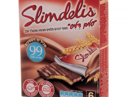 Slimdelis Whole Grains Snack Chocolate Coated Kosher 6 Units 120g Cheap