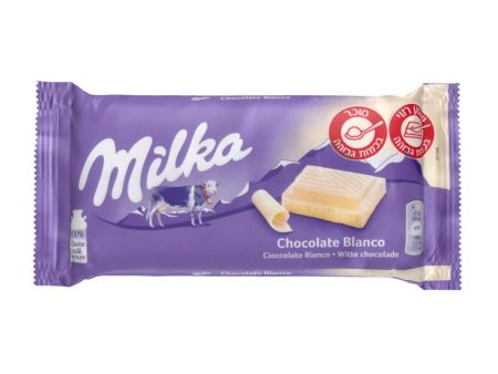 3x Milka White Chocolate  Snack Bar Kosher Dairy  100g For Cheap