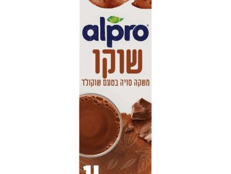 Alpro Soya Chocolate Long Life Drink  Kosher Product 1Liter For Cheap