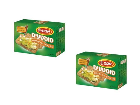 2 Packs of Toast with Sesame Kosher By Osem Israel 100g For Cheap