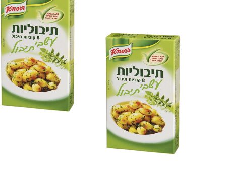 2X Knorr Herbs Seasoning 8 Cubes Tibulit Cooking Kosher Dish 72gr on Sale