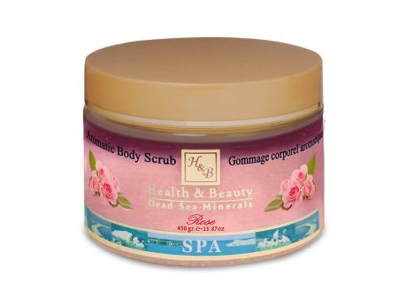 Health & Beauty Dead Sea Minerals Body Scrub-Rose 450ml  15.87oz Supply