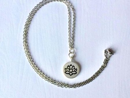 Lotus Pendant Necklace Fashion