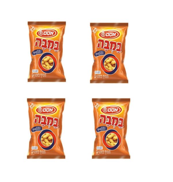 4X Bamba Osem, Israeli Peanut Butter Snack Puffs Kosher Original Taste 60g For Discount