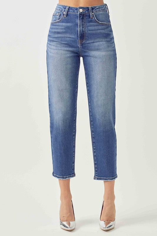 High Rise Mom Fit Jeans For Discount