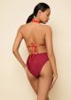 Yasmeen Bikini Top Apple Red Supply