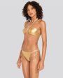 Pia Bikini Top Gold Sale