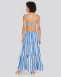 Addison Skirt Marina Blue Stripe Online now