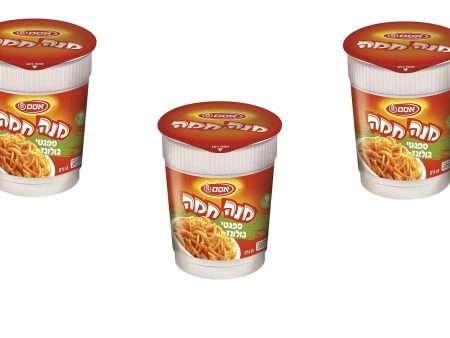 3X Mana Chama Instant Meal Cup Spaghetti Bolognese Kosher Osem Israel 65g Online