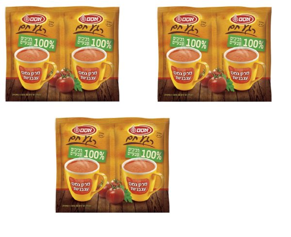 3x Couple Osem Instant Tomato Soup Kosher Israel Product (30gx2) Online Sale