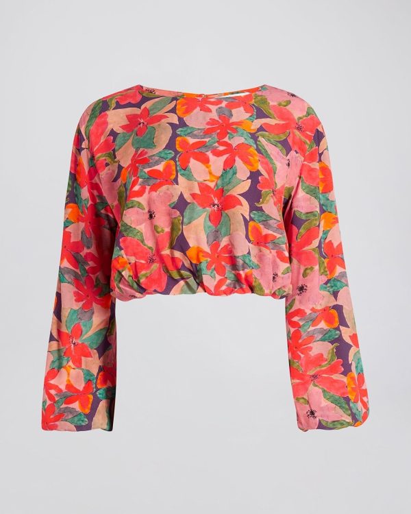 Ashling Top Flora Print For Sale