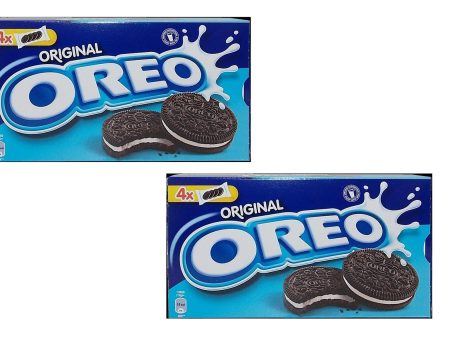 2 x Oreo Original  Sandwich Cookies Vanilla Filling Kosher 176g Supply