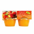 4x Tomer Apple & Peach Sauce Sweetened Puree Kosher Food 113g Fashion