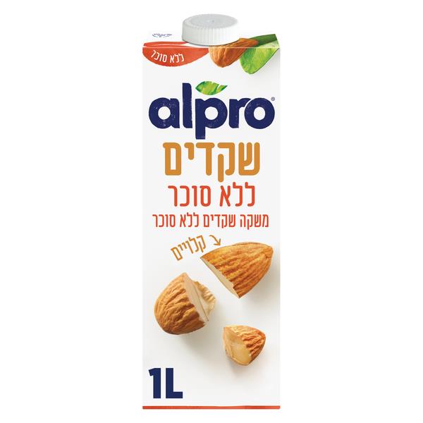 Alpro Almonds No Sugar Long Life Drink  Kosher Product 1Liter Online Sale