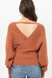 Dolman Sleeve Sweater Terra Cotta Cheap