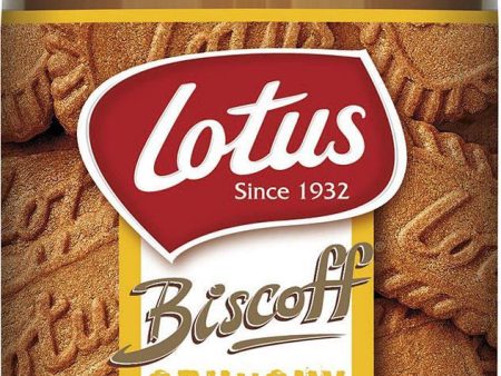 Biscoff Lotus Crunchy Biscuit Speculoos Spread Caramel  in Glass Kosher 380g Cheap