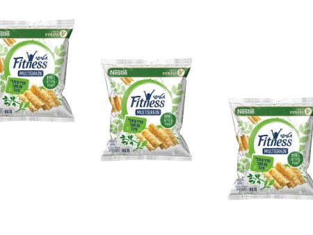 3x Fitness Multigrain Herbs  Seasoned Kosher Crunchy Snack  25g For Sale