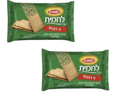 2x Lachmit 5 Cereals Crackers Kosher Food Israeli Product  By Osem 190g Online Hot Sale