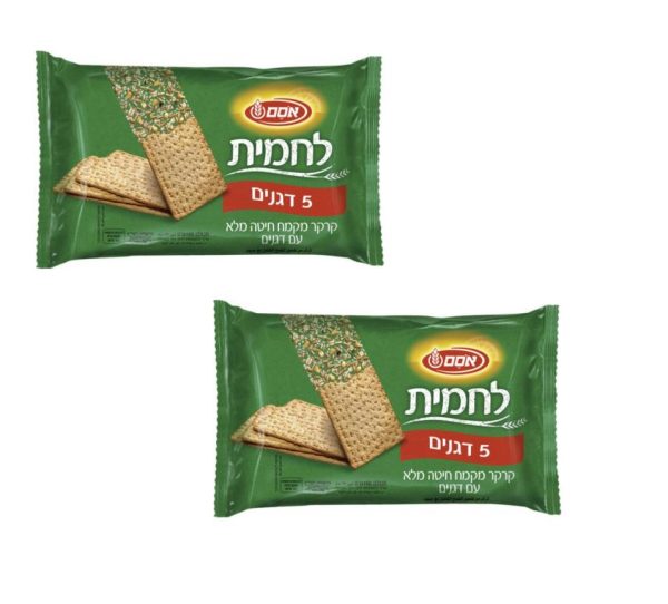 2x Lachmit 5 Cereals Crackers Kosher Food Israeli Product  By Osem 190g Online Hot Sale