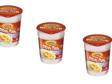 3X Mana Chama Instant Meal Cup Potato Puree & Onion Kosher Osem Israel 56g Fashion