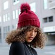 Textured Beanie Burgundy Online Hot Sale