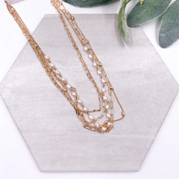 Meredith Necklace Gold Discount