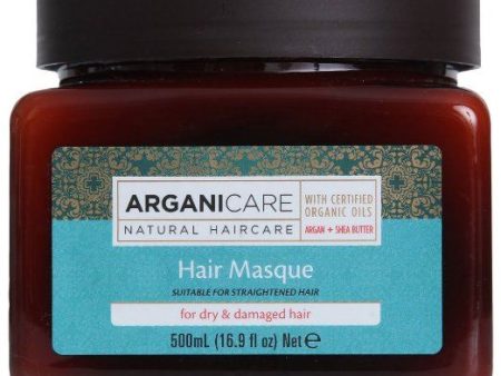 Arganicare Nourishing Hair Masque for dry and damaged hair contains Argan oil 500ml Discount