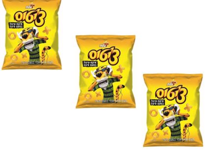 3x Tchitos X Circle Corn Snack Pizza Flavored Kosher Elite Israel 60g For Cheap