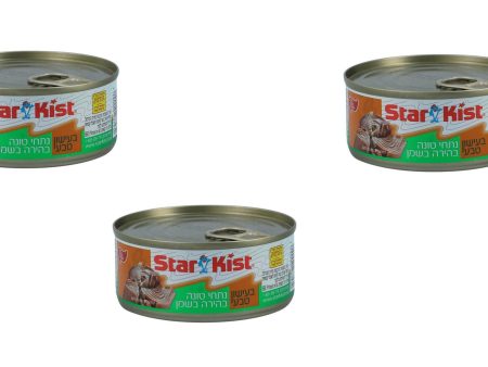 3x Starkist Can Chunk Light Tuna in Oil Natural Smoking Kosher 160g Online