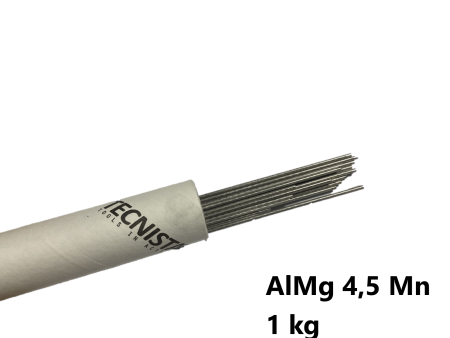 Bacchette AlMg4.5Mn Alluminio diametro 1,6-2,0-2,4-3,2mm per Saldatura TIG Verghette Barrette Lunghezza 1000mm 1 kg For Sale